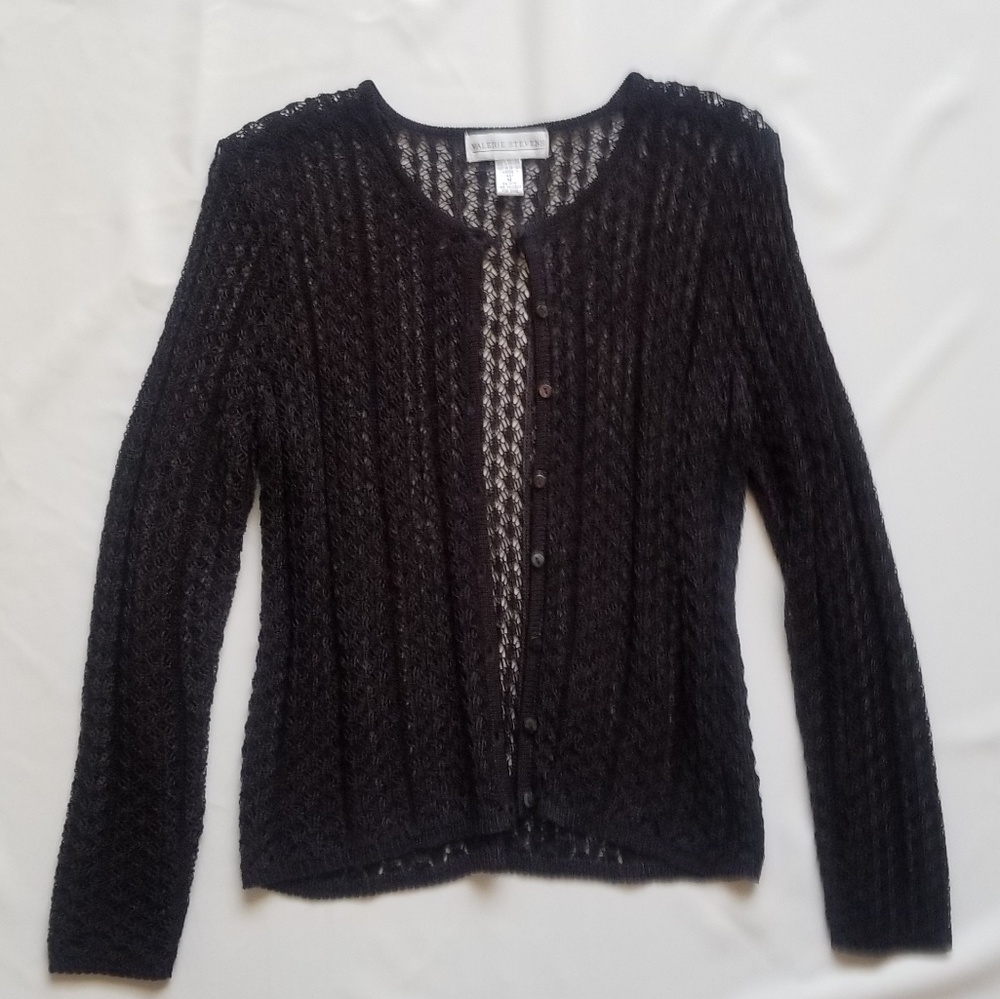 Knitted Black Cardigan